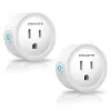 Mini Smart Plug Outlet Compatible with Amazon Alexa Google Home IFTTT, no Hub Required,ETL and FCC listed Wifi enabled Remote Control Smart Socket(2 pack)