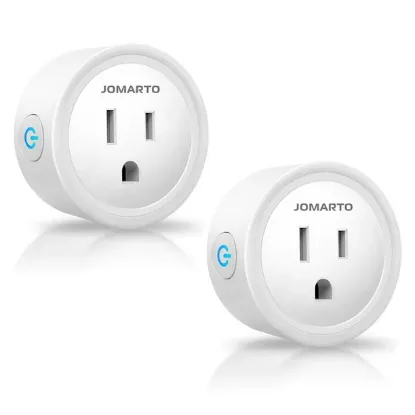 Mini Smart Plug Outlet Compatible with Amazon Alexa Google Home IFTTT, no Hub Required,ETL and FCC listed Wifi enabled Remote Control Smart Socket(2 pack)