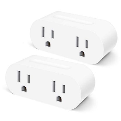 Wifi Smart Plug,Mini Smart Outlet Works with Alexa and Google Assistant, Socket Remote Control Your Devices from Anywhere, No Hub Required (2 pack)