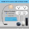 Wifi Smart Plug,Mini Smart Outlet Works with Alexa and Google Assistant, Socket Remote Control Your Devices from Anywhere, No Hub Required (2 pack)