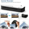 Laminator, A4 Laminator Machine, 4 in 1 Thermal Laminator for Home Office School Use, 9 inches Max Width, Quick Warm-Up, Paper Trimmer, Corner Rounder