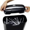 Picture of 12-Sheet Crosscut Paper Shredder for Office and Home with Safety Lock, Black
