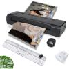 Picture of Laminator 13 Inch A3 Laminator Machine, 9 in 1 Desktop Thermal Laminator Never Jam 40 Laminating Pouches, Paper Trimmer and Corner Rounder, 1Min Fast Warm-Up Home Office School Use, White