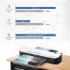 Picture of 13-inch Commercial Laminating Machine with Laminating Sheets, 55-Second Warm-up & 40 inches/Minute Thermal Laminator Machine for Office/School/Home