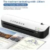 Laminator, A4 Laminator Machine, 4 in 1 Thermal Laminator for Home Office School Use, 9 inches Max Width, Quick Warm-Up, Paper Trimmer, Corner Rounder (15 Laminating Pouches)