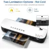 Laminator, A4 Laminator Machine, 4 in 1 Thermal Laminator for Home Office School Use, 9 inches Max Width, Quick Warm-Up, Paper Trimmer, Corner Rounder (15 Laminating Pouches)