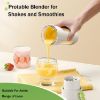 Picture of Boyun Daj Portable Blender, 340 ml Personal Juicer Cup,USB Rechargeable,Household Fruit Mixer for Shakes and Smoothies,Easy to Clean,BPA Free for Travel, Home and Office