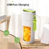 Picture of Boyun Daj Portable Blender, 340 ml Personal Juicer Cup,USB Rechargeable,Household Fruit Mixer for Shakes and Smoothies,Easy to Clean,BPA Free for Travel, Home and Office