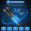 Picture of Flashlight LED Rechargeable Flashlights， 200000 High Lumens with 5000mAh ,5 Modes LED Flashlight Adjustable,High Powered Flash Lights Waterproof Handheld Flashlights for Home Camping Hiking