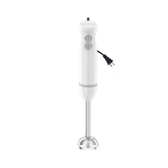 Picture of Boyun Daj Hand Blender, Immersion Blender with 2 Mixing Speed, Electric Handheld Mixer Portable Stick Mixer with Stainless Steel Blades for Soup, Smoothie, Puree, Baby Food-White